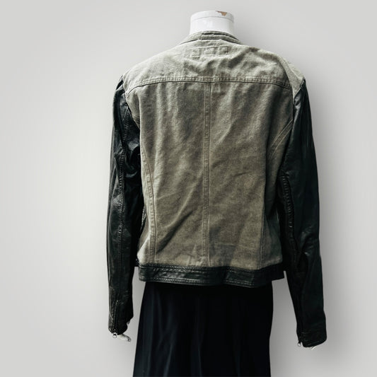 BLANC NOIR / bikers jacket / m/l (3878027076041630270)