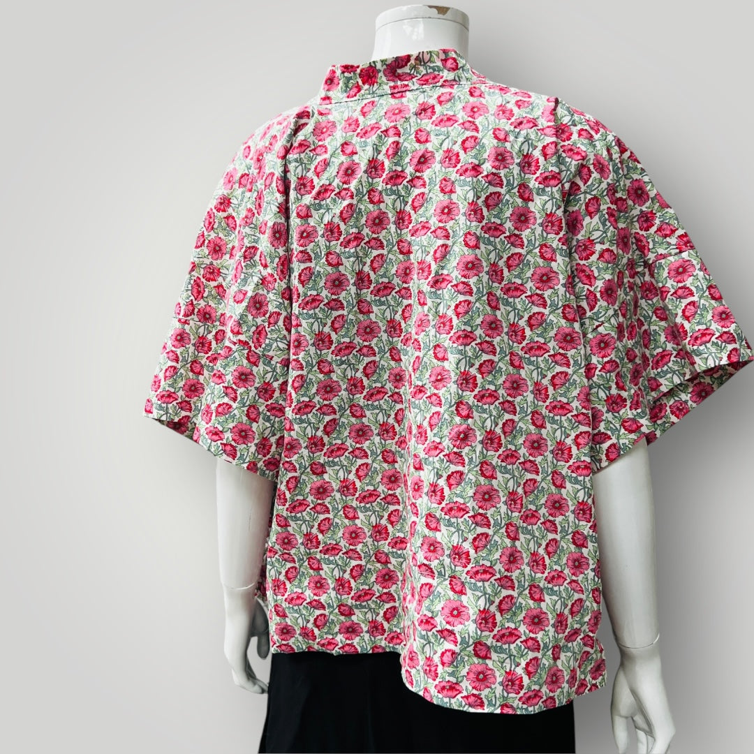 cute kimono style jacket in liberty print fabric / one size Jackets