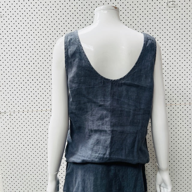 pure linen - tank and a-line maxi skirt / handmade linen studio / s Dresses