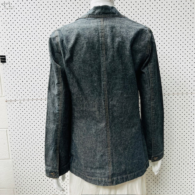 2000s vintage / denim jacket / s (3880360479066747972)