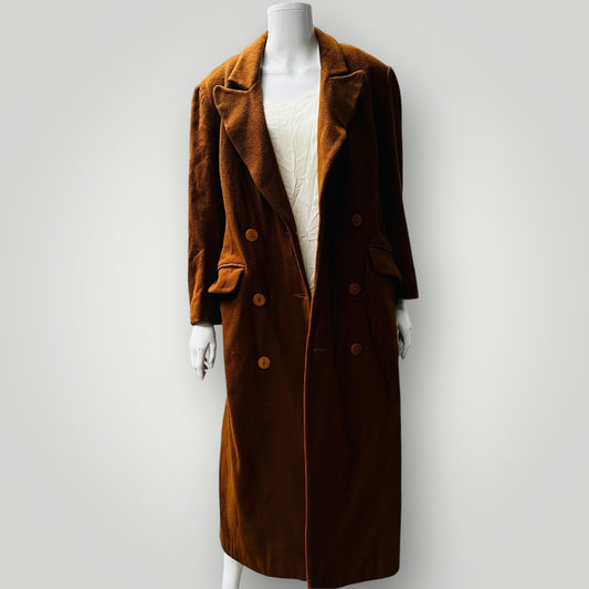 1990s nz vintage / PEPPERTREE / full length cashmere coat / s (3880361417665562077)