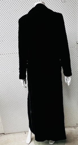2000s vintage / KENAR / silk velvet long jacket / s (3880475785521166906)