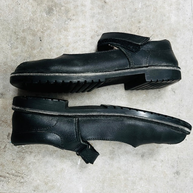 vintage MCKINLEYS / mary janes in black leather / 39 (3881400989935068034)
