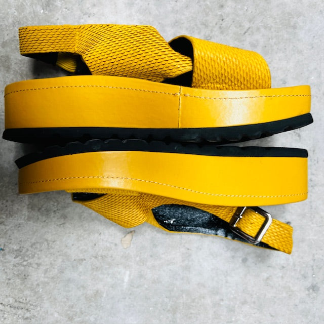 CHARLIE ROSE / sadia sandals / yellow / 38 (3881401016293370407)