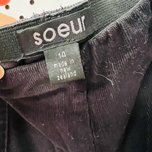 SOEUR / corduroy legging pants / 14 / made in nz (3881485788311795114)