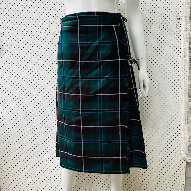BROMLEYWEAR / wool kilt / school uniform - OGHS / made in nz / s (3881485880075497984)