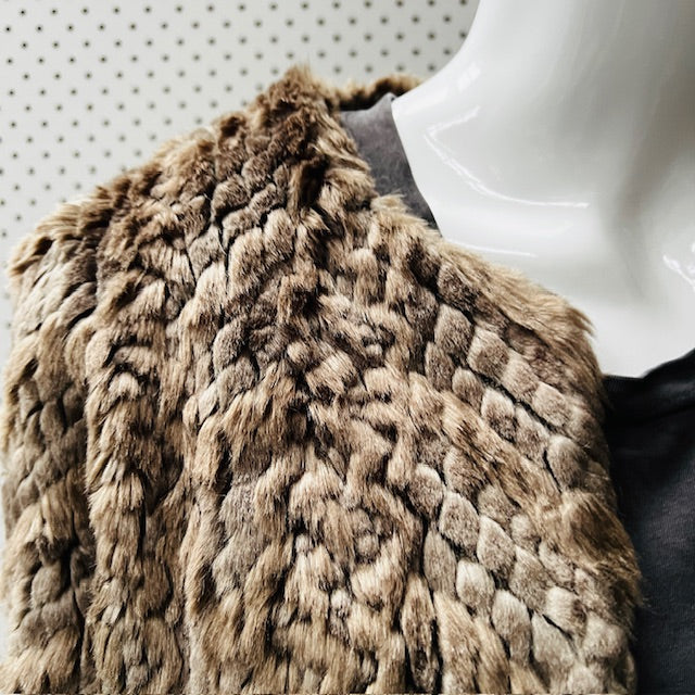 FOREVER NEW / faux fur cropped jacket / s (3881651881913851420)