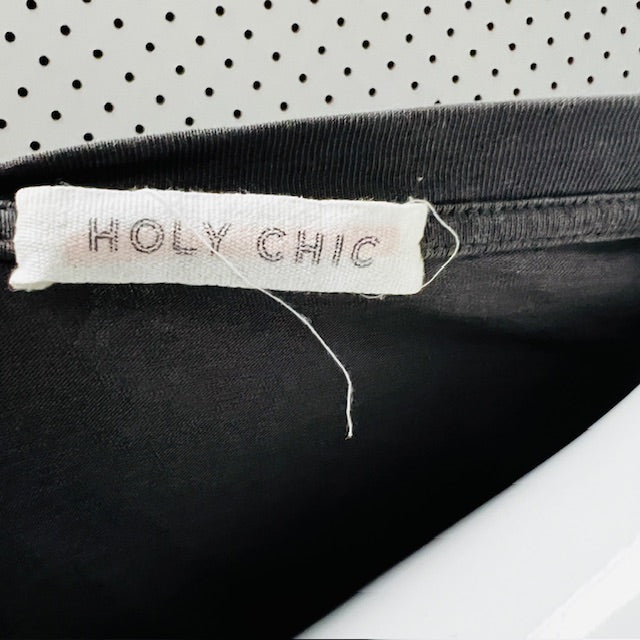 HOLY CHIC / grey midi dress / s (3881651961877070884)