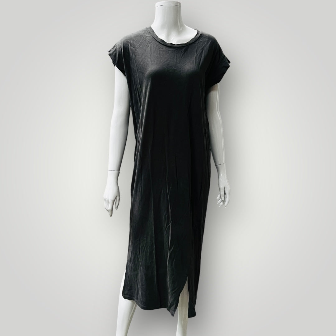 HOLY CHIC / grey midi dress / s (3881652100331562100)