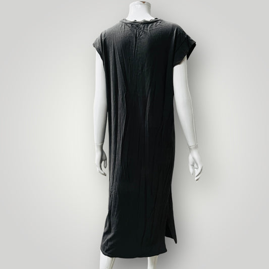 HOLY CHIC / grey midi dress / s (3881652102604150623)