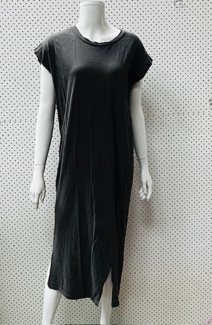 HOLY CHIC / grey midi dress / s (3881652890847104643)