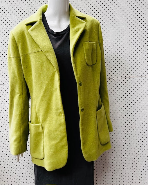 2000z nz vintage / ASHLEY FOGEL / angorra merino blazer / 12 (3881655052420202331)