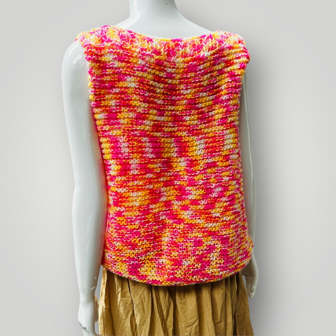 hand knitted / vest / xl (3881742635490304625)
