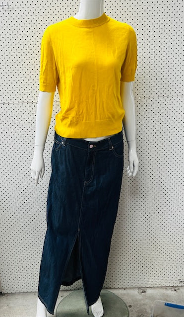 COUNTRY RD / denim maxi skirt / 14 Skirts