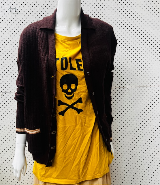 nz vintage / WAIRAKEI / collared wool cardigan / s (3881752671270065000)