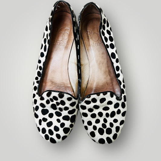 spotted horsehair ballet flats / 38 (3882012647770725061)