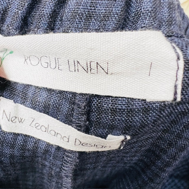 ROGUE LINEN / wide cropped pants / s/m Jeans, pants & shorts