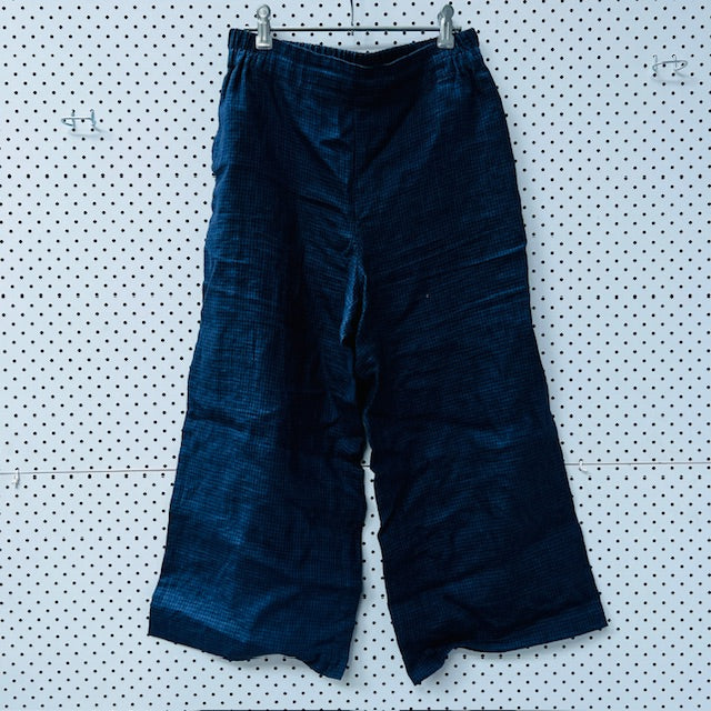 ROGUE LINEN / wide cropped pants / s/m (3882097693519388323)