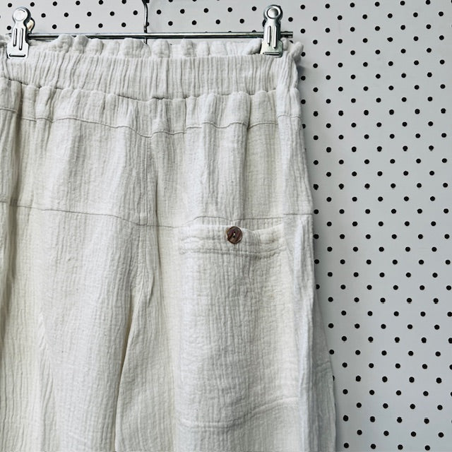 MAURIE + EVE / white full pants / 12 (3882097748690559755)