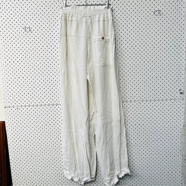 MAURIE + EVE / white full pants / 12 (3882097750160970005)