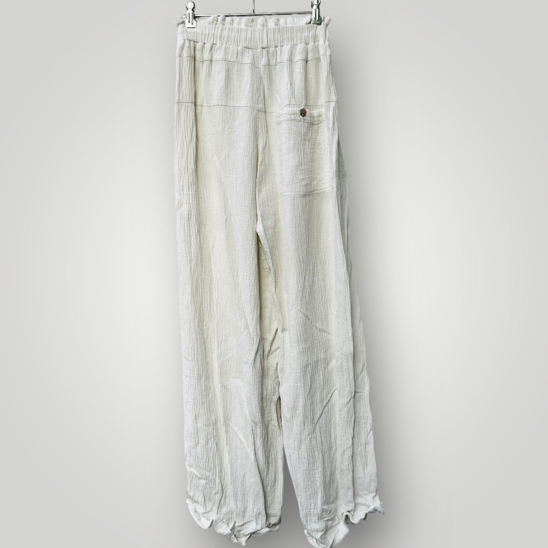 MAURIE + EVE / white full pants / 12 (3882098787900596641)