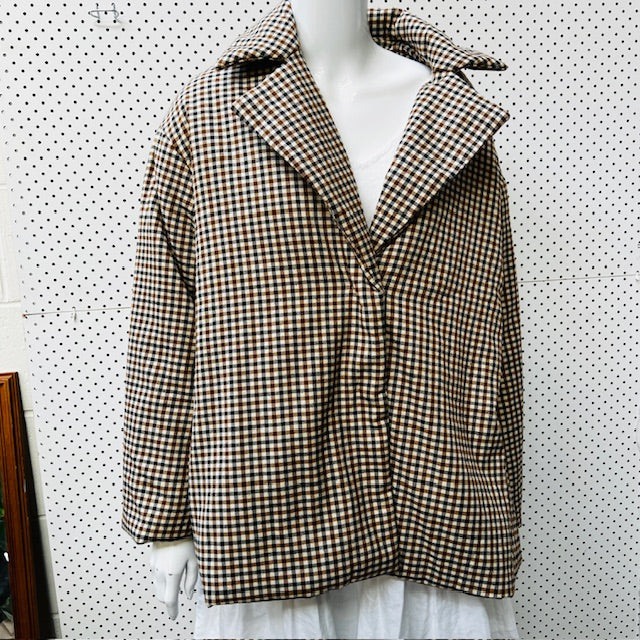 Fashion Union / fitted puffer jacket in check / 14 (3882612441611290413)