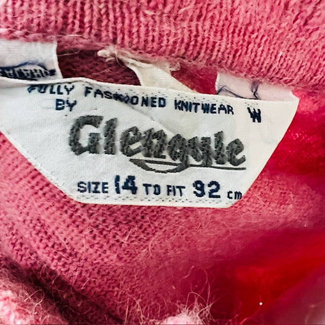1960s nz vintage / GLENGYLE / mohair sweater / m / made in nz Tops & shirts