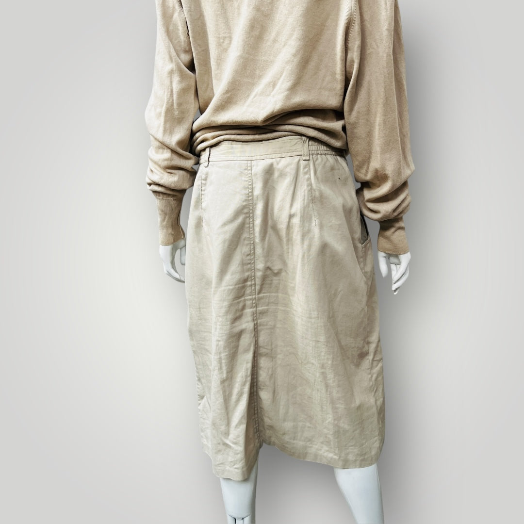 1980s nz vintage / CARAVELLE / cotton skirt / s (3882865097299361954)