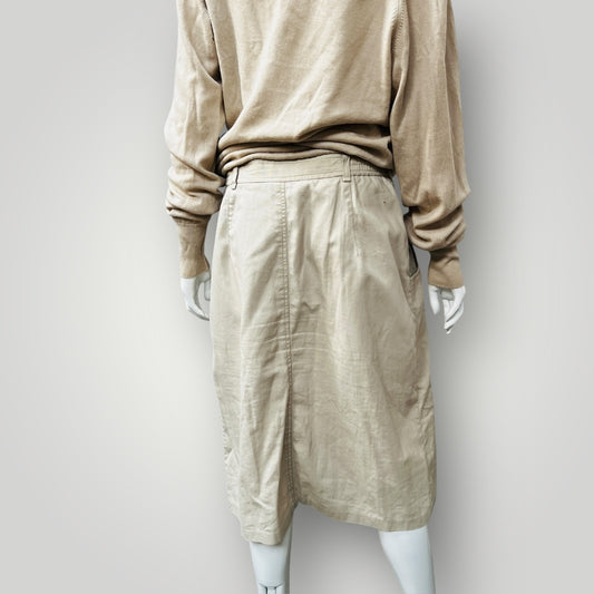 1980s nz vintage / CARAVELLE / cotton skirt / s (3882865097299361954)