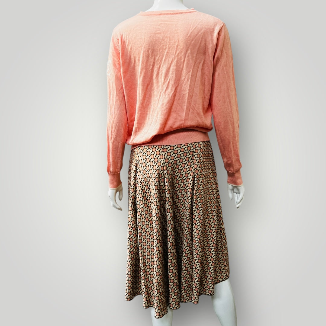 1990s nz vintage / WALLACE ROSE / silk skirt / 10 Skirts