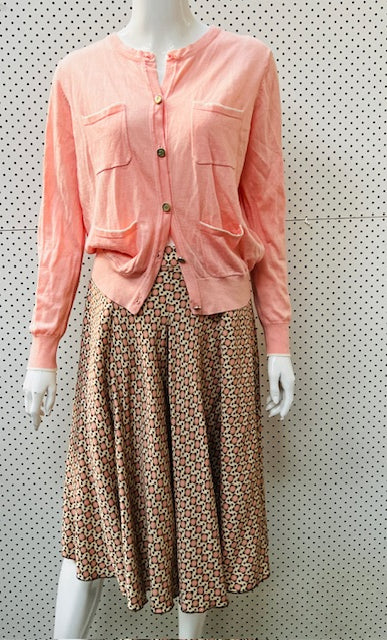 1990s nz vintage / WALLACE ROSE / silk skirt / 10 Skirts
