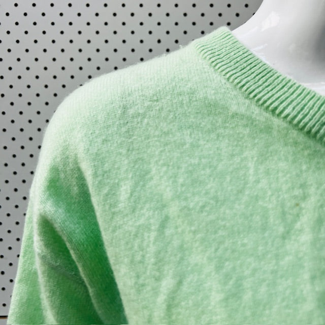 JAC + JACK / pure cashmere v neck in peppermint / m Tops & shirts