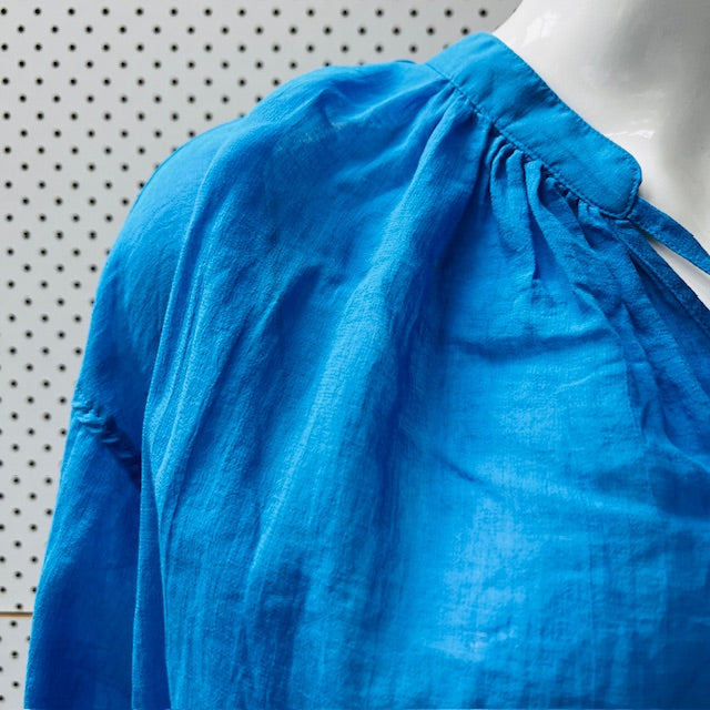 JW ANDERSON x uniqlo - / electric blue sheer top / XL (3883369218854426875)