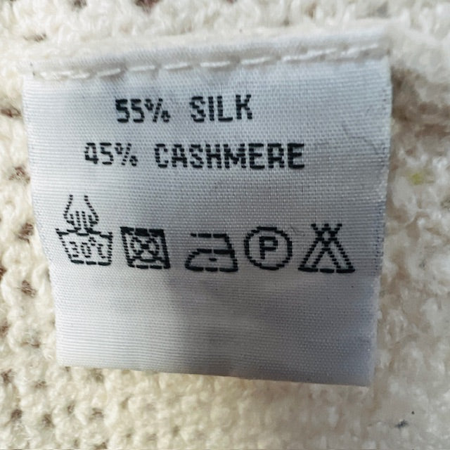 LITTLE JOE / silk cashmere jumper / L (3883369270013933108)