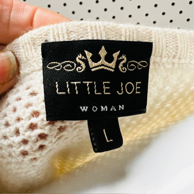 LITTLE JOE / silk cashmere jumper / L (3883369271941185706)