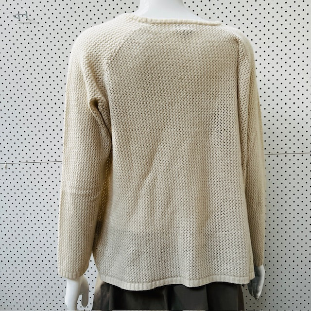 LITTLE JOE / silk cashmere jumper / L (3883369273833945363)