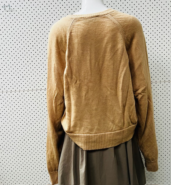 1980s nz vintage / TEKAU / v neck wool jumper / M (3883382303379218107)