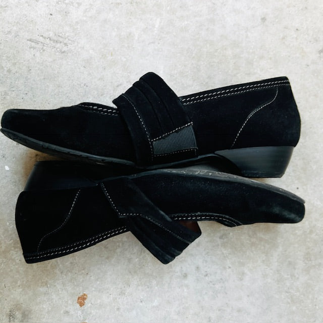 HOTTER / suede mary-jane flats / 41 (3883479679041257797)