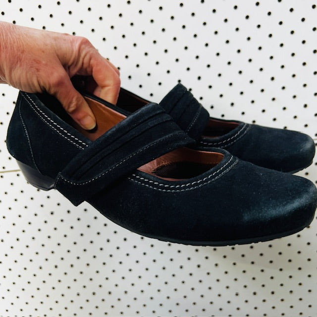 HOTTER / suede mary-jane flats / 41 (3883479689745938433)