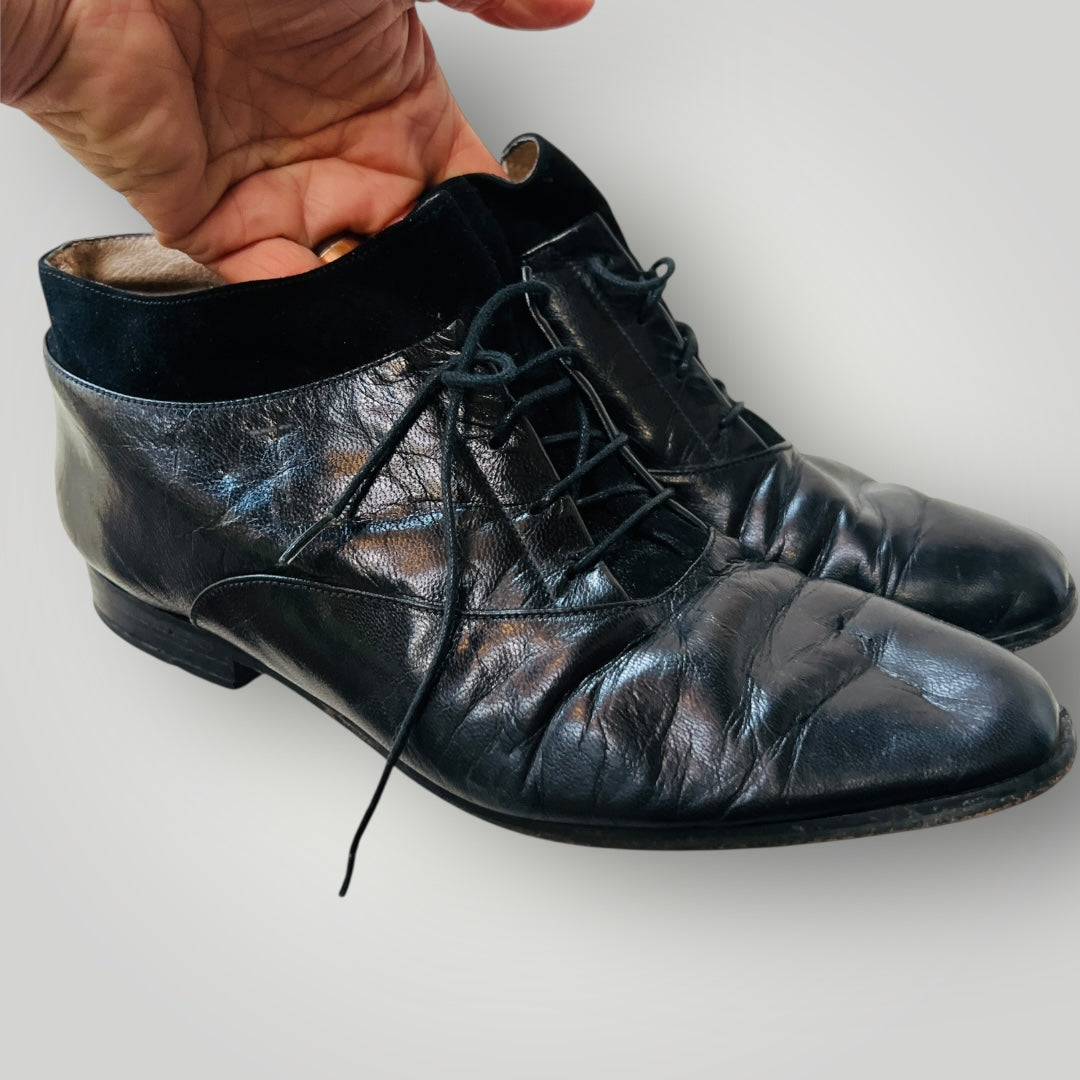 1990s nz vintage / 'bellini' flat boots / 8.5 (3883480158769458239)
