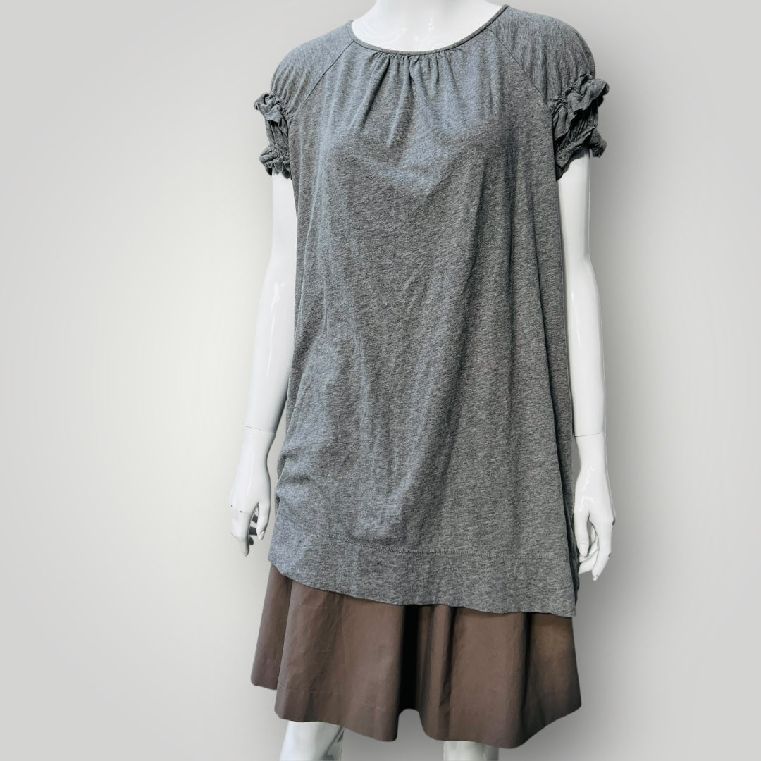KAREN WALKER / frills shirt / 10 / nz made (3883809632271087164)