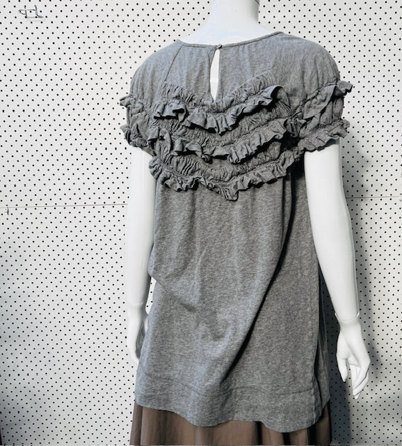 KAREN WALKER / frills shirt / 10 / nz made (3883821719698134924)