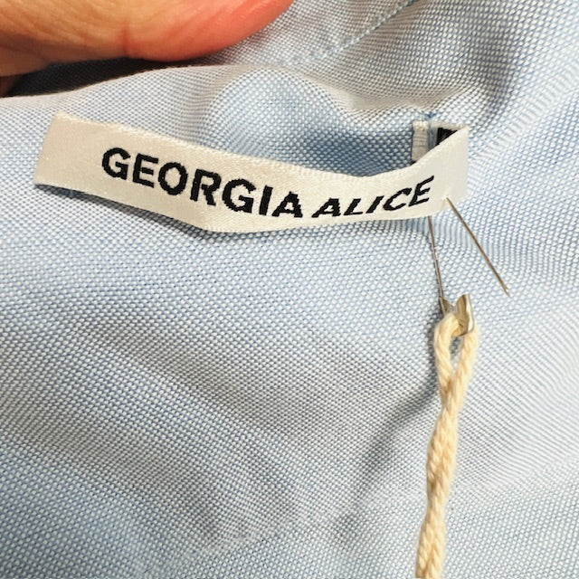GEORGIA ALICE / bell sleeve shirt / 10 / made in nz / BNWT / $479rrp (3883907015429653186)