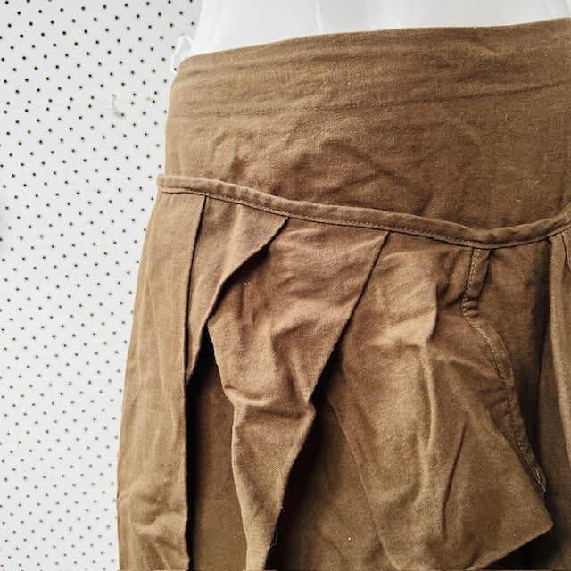 HANDMADE / linen skirt / s (3883907049618353375)