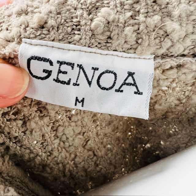 1980s NZ VINTAGE / GENOA chunky jumper / M (3883907109663247090)