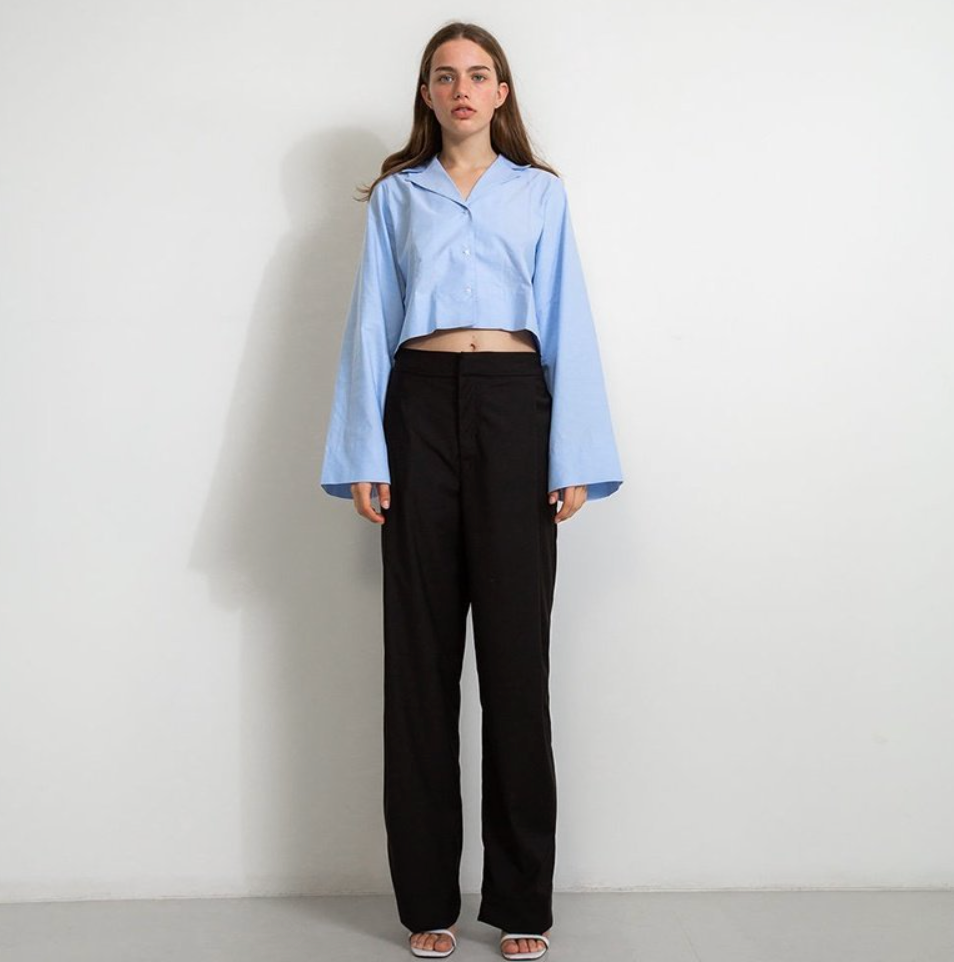 GEORGIA ALICE / bell sleeve shirt / 10 / made in nz / BNWT / $479rrp (3883926634301599376)