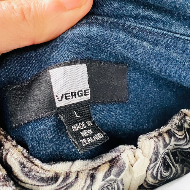2000s nz vintage / VERGE / denim chore jacket / L / nz made (3883996309409414810)