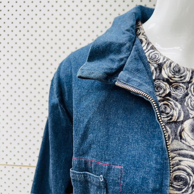 2000s nz vintage / VERGE / denim chore jacket / L / nz made (3883996313101543889)