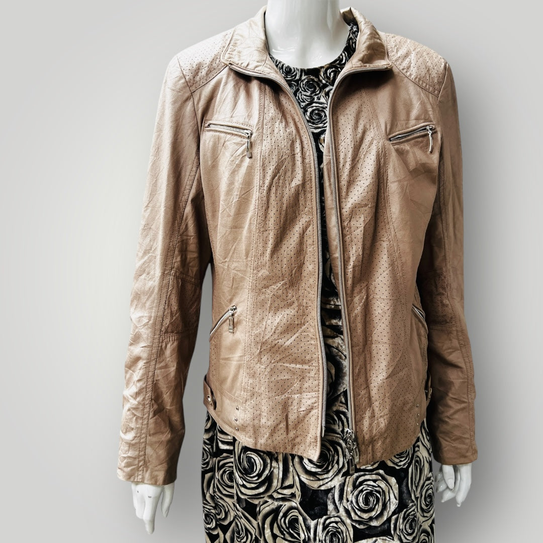 BONiTA / vegan leather jacket / 38 (3883996664284499727)