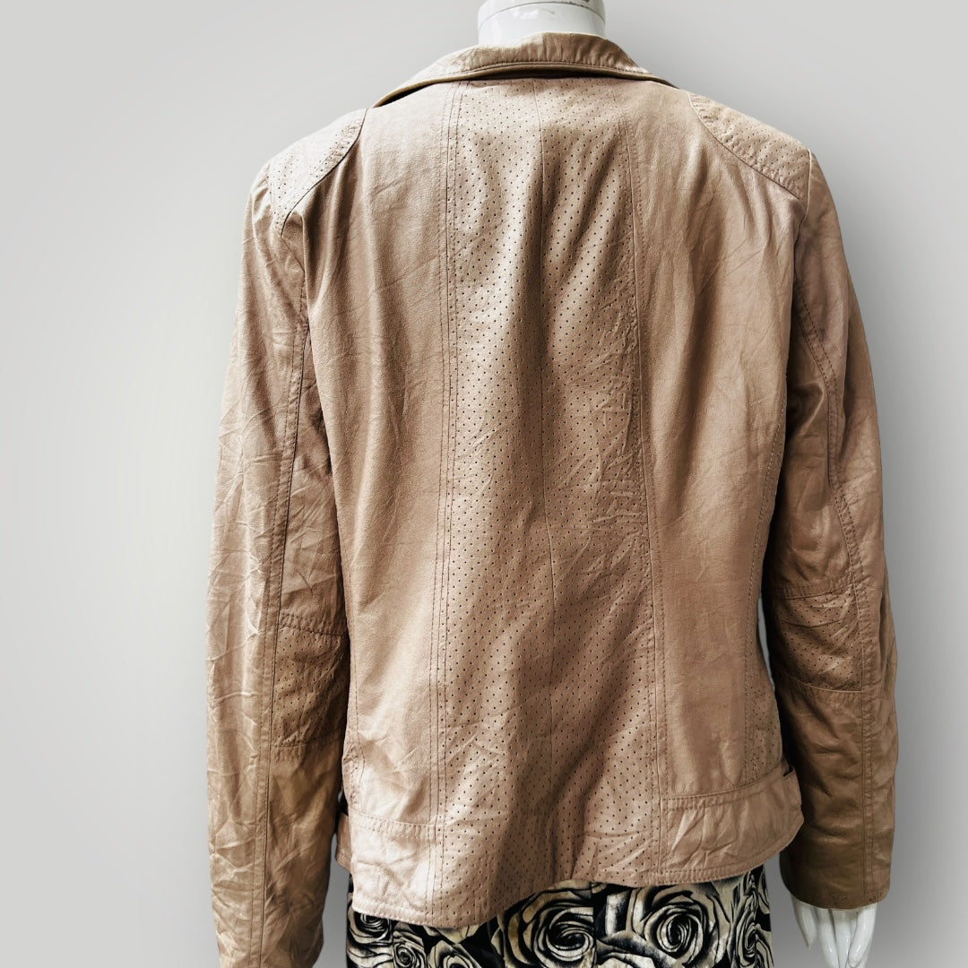 BONiTA / vegan leather jacket / 38 (3883996666034325298)